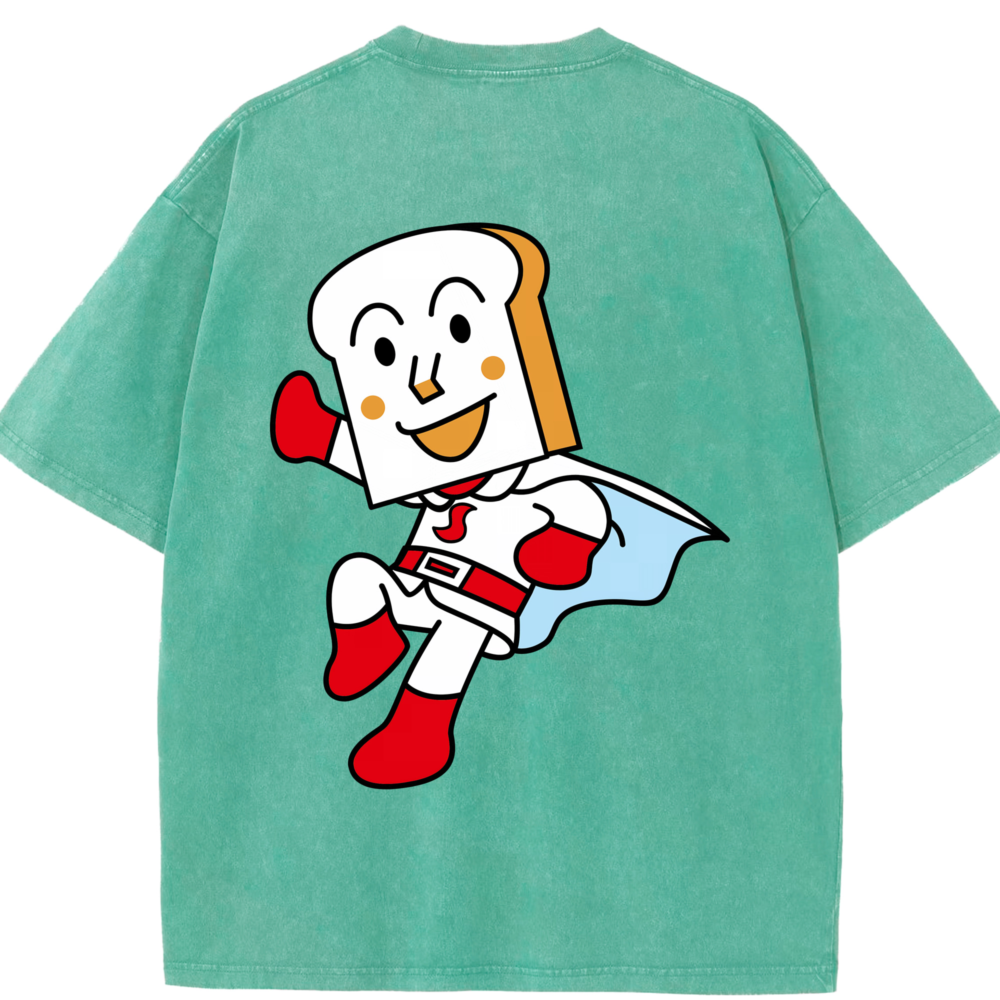 （画像用） アンパンマン Anpanman 綿100% ヴィンテージ風 半袖Tシャツ（背面プリント）